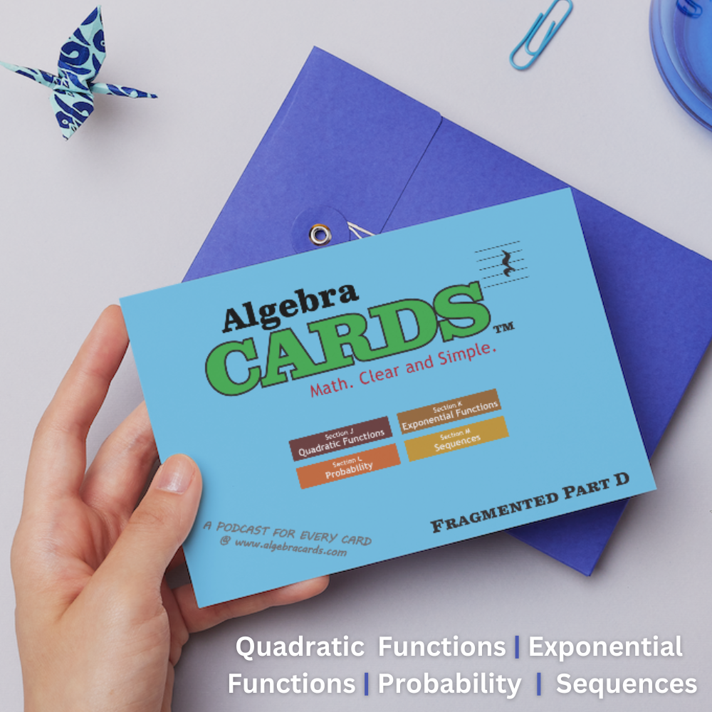 AlgebraCards: Part Two – Algebra Cards
